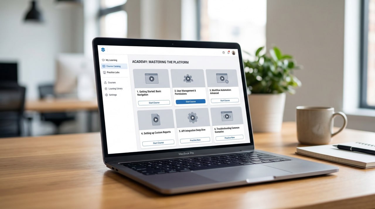 SaaS product training case study